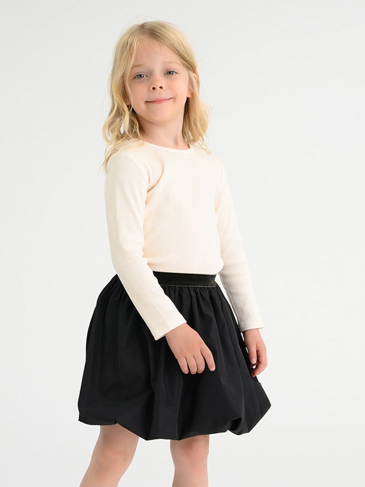 2tlg. Outfit in Creme/ Schwarz