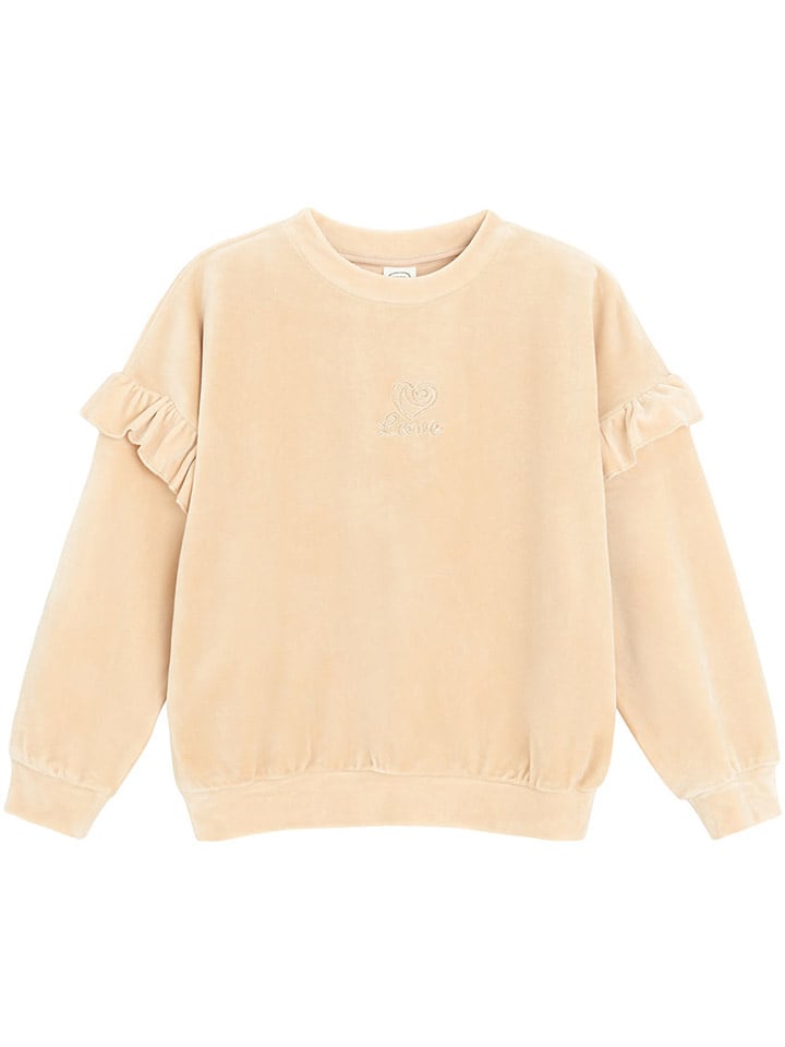 Sweatshirt in Beige