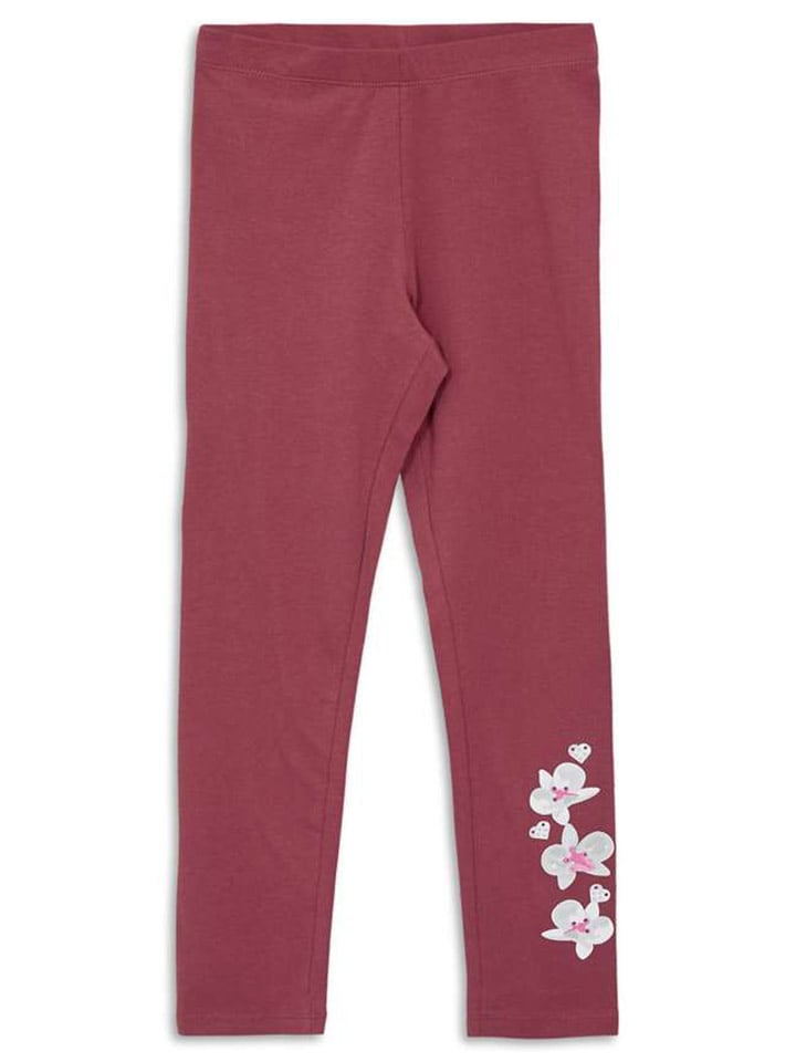 Legginsy w kolorze czerwonym
