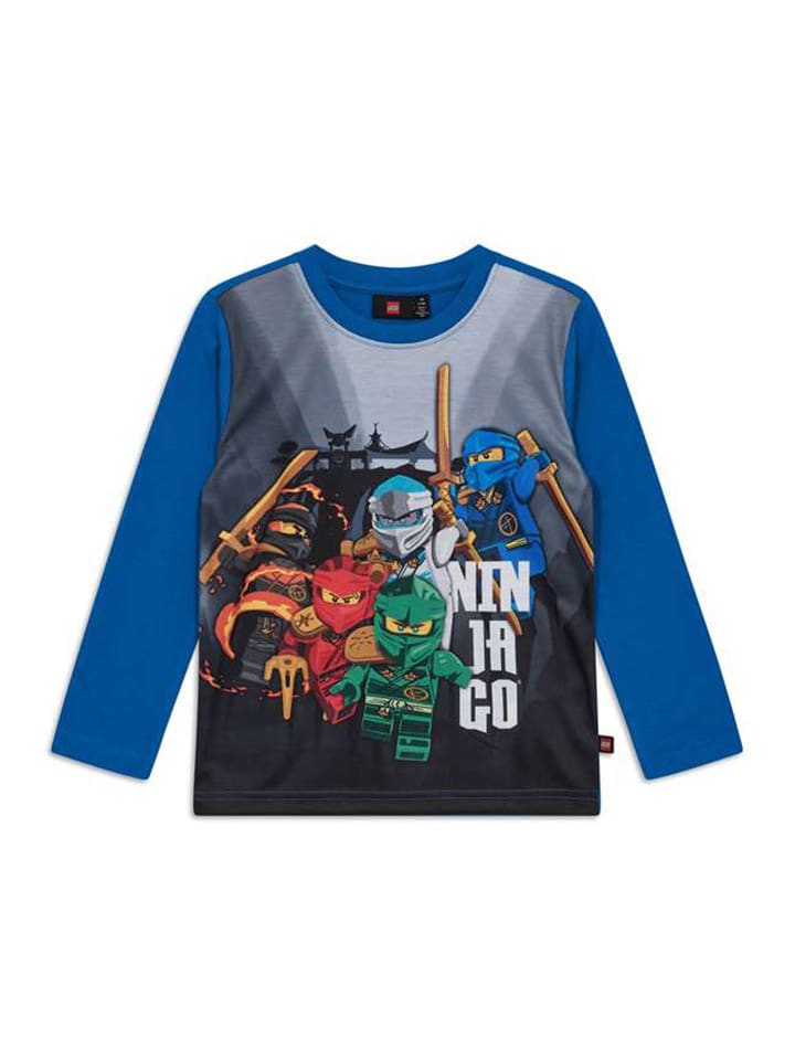 Longsleeve in Blau