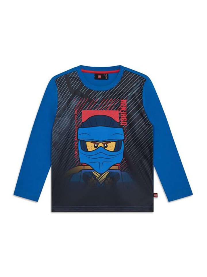 Longsleeve in Blau