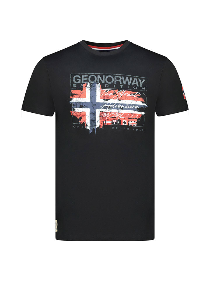 Shirt "Jrusty" in Schwarz