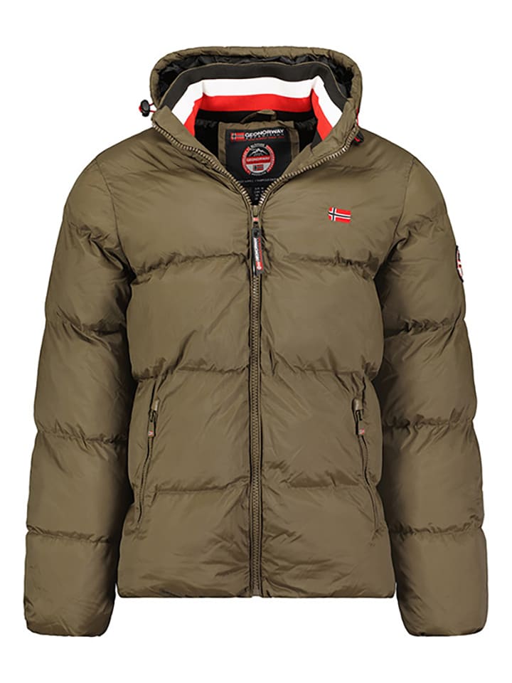 Kurtka pikowana "Ancelo" w kolorze khaki