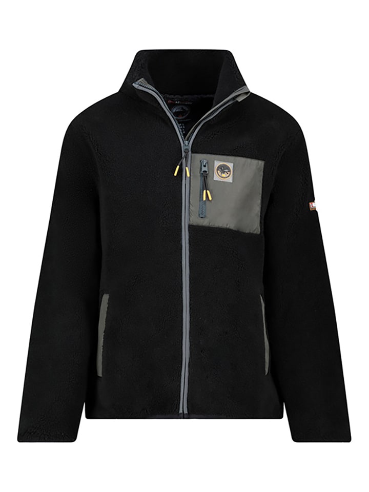 Fleece vest "Urock" zwart/grijs