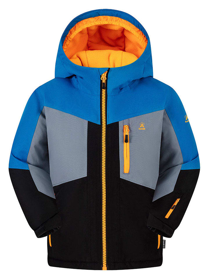 Winterjas "Duke" blauw/grijs