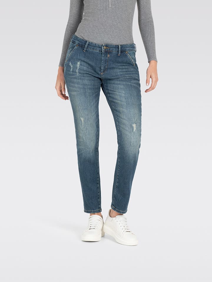 Spijkerbroek - slim fit - donkerblauw