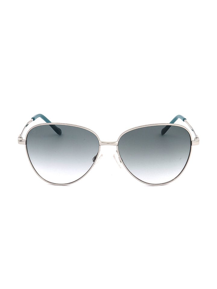 Damen-Sonnenbrille in Gold/ Grau