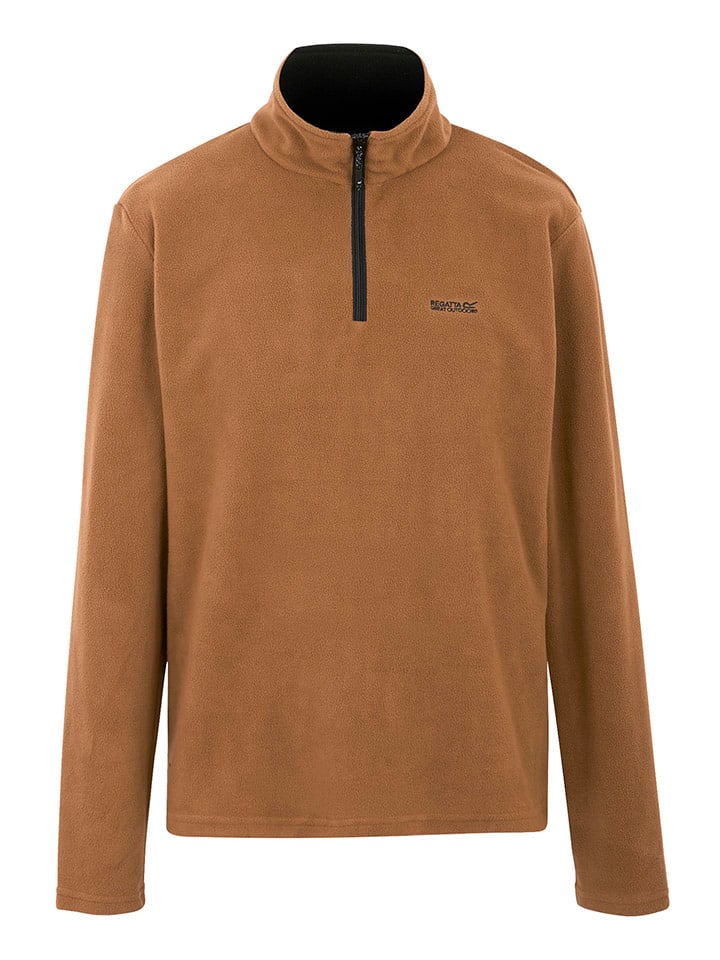 Fleecepullover "Thompson" in Hellbraun