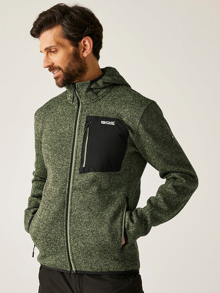 Fleecejacke "Newhill" in Grün