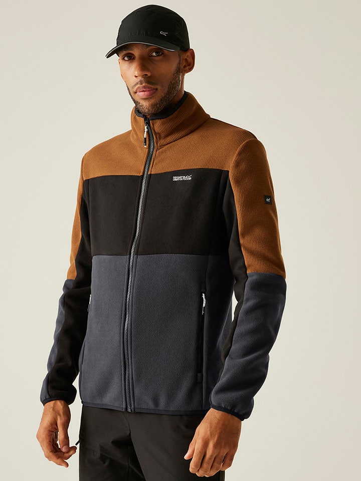 Fleecejacke "Ormont" in Anthrazit