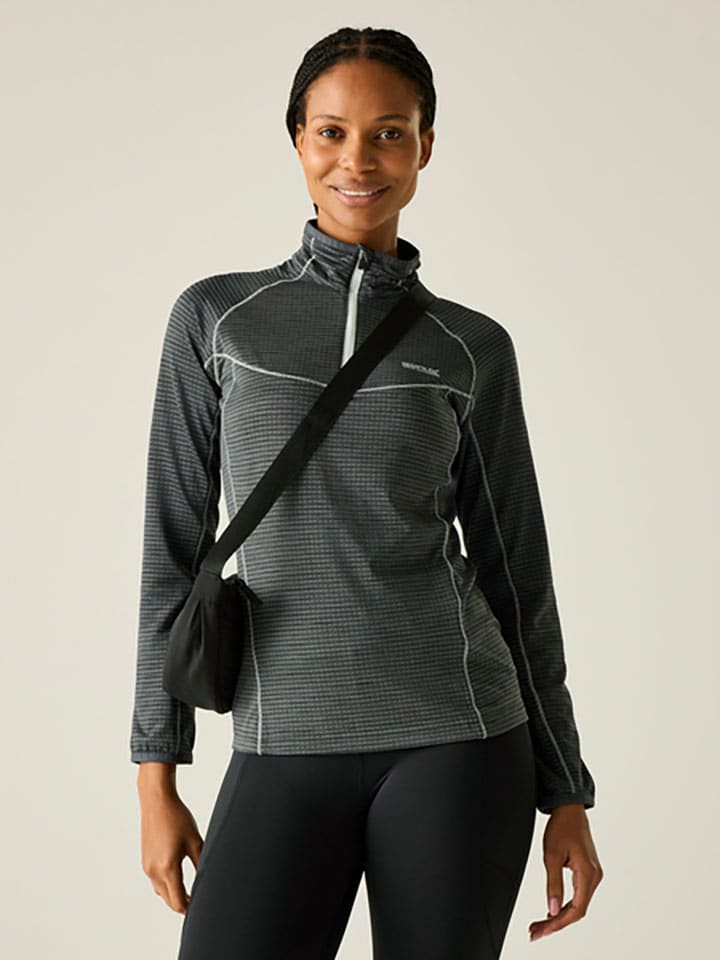 Fleece trui "Yonder II" antraciet