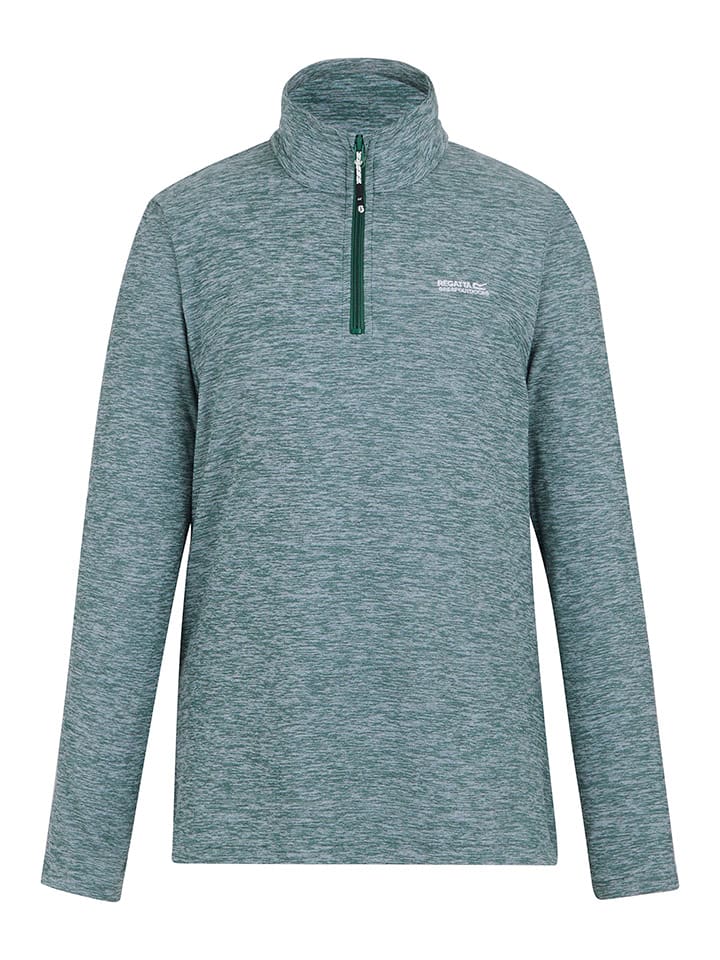 Fleecepullover "Sweethart Marl" in Türkis