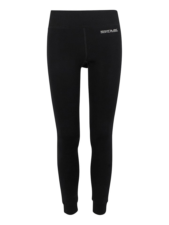 Legginsy zimowe "Thermal Stretch" w kolorze czarnym