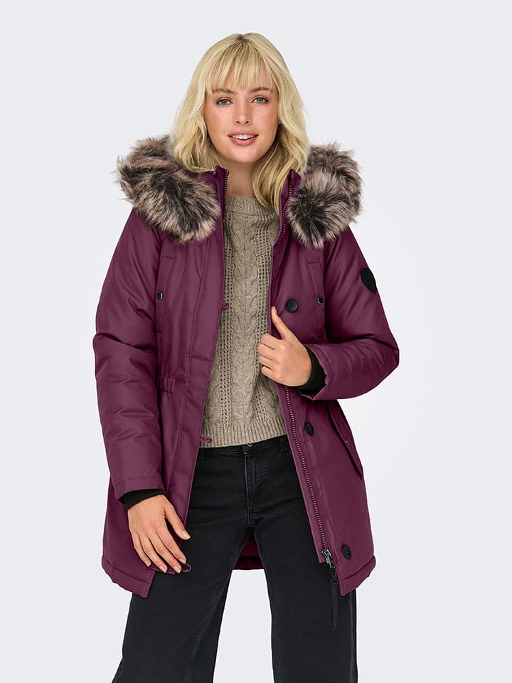 Parka in Pflaume
