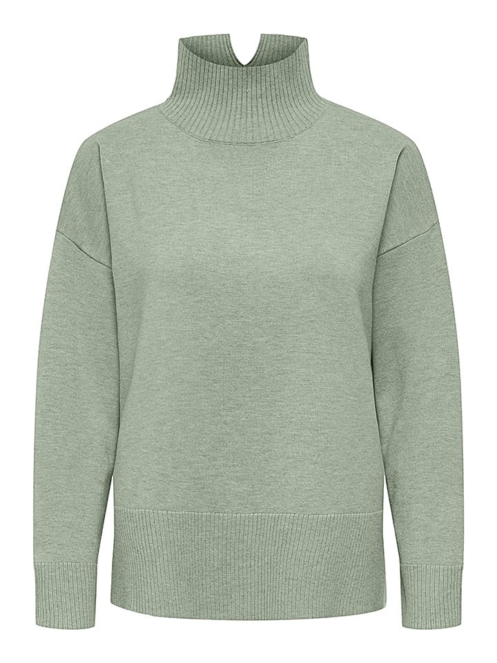 Sweter w kolorze jasnozielonym