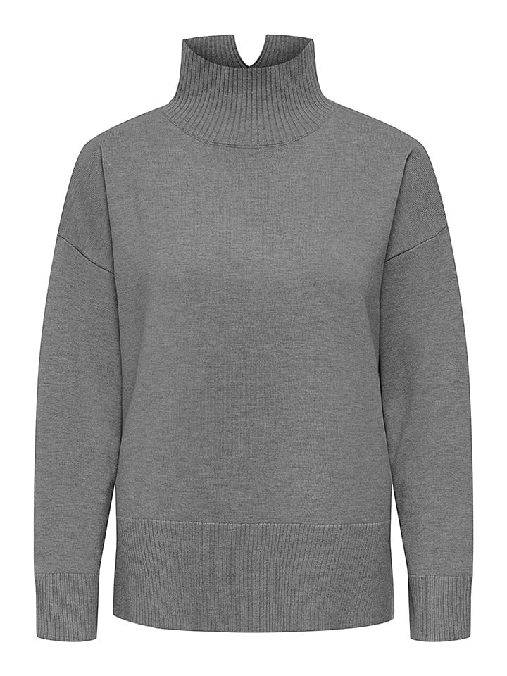 Sweter w kolorze szarym