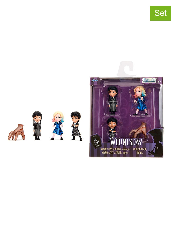 4er-Set: Spielfiguren ''Wednesday'' - ab 8 Jahren