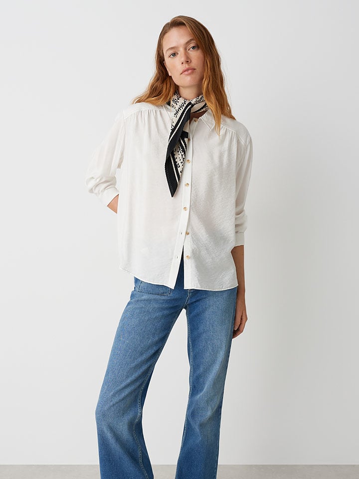 Bluse in Weiß