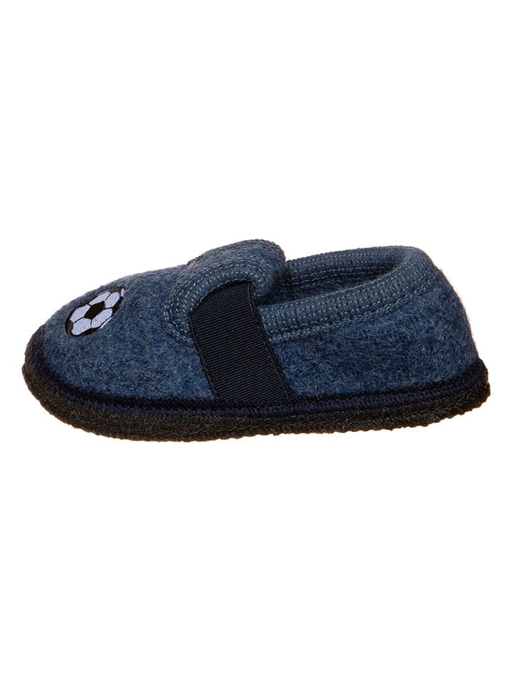 Pantoffels "Bobby" blauw