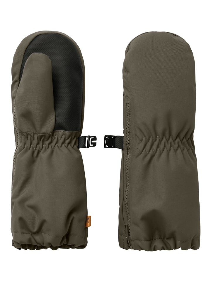 Rękawiczki w kolorze khaki