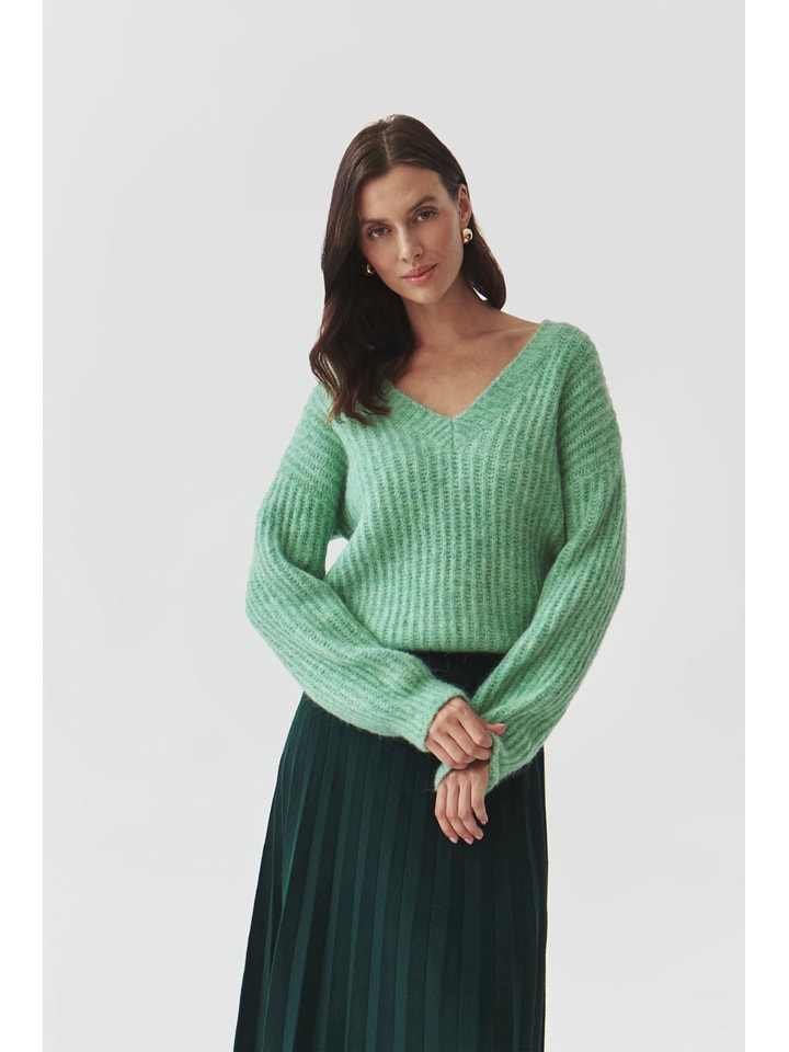 Pullover in Grün