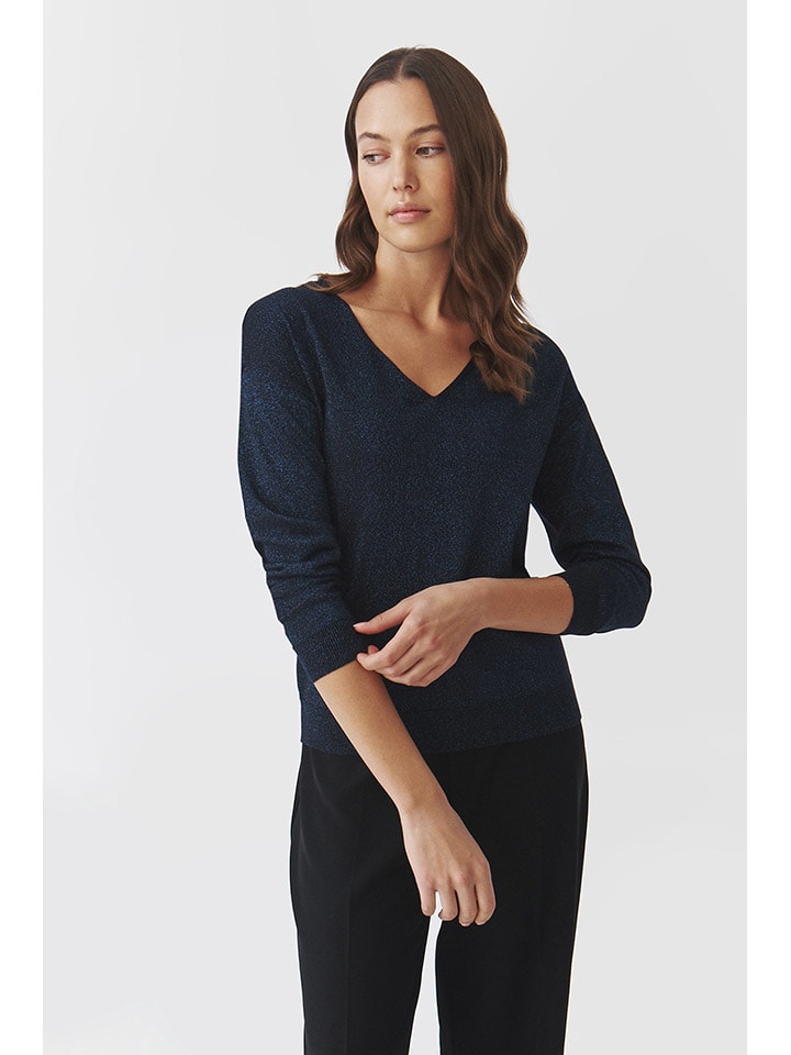 Pullover "Flare" in Dunkelblau