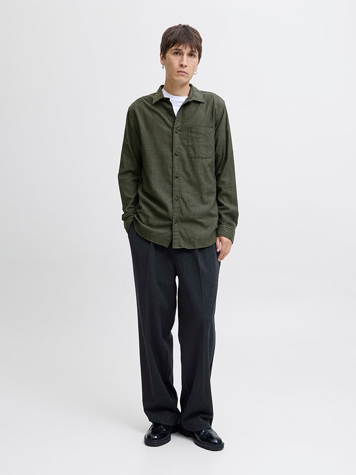 Hemd - Regular fit - in Khaki