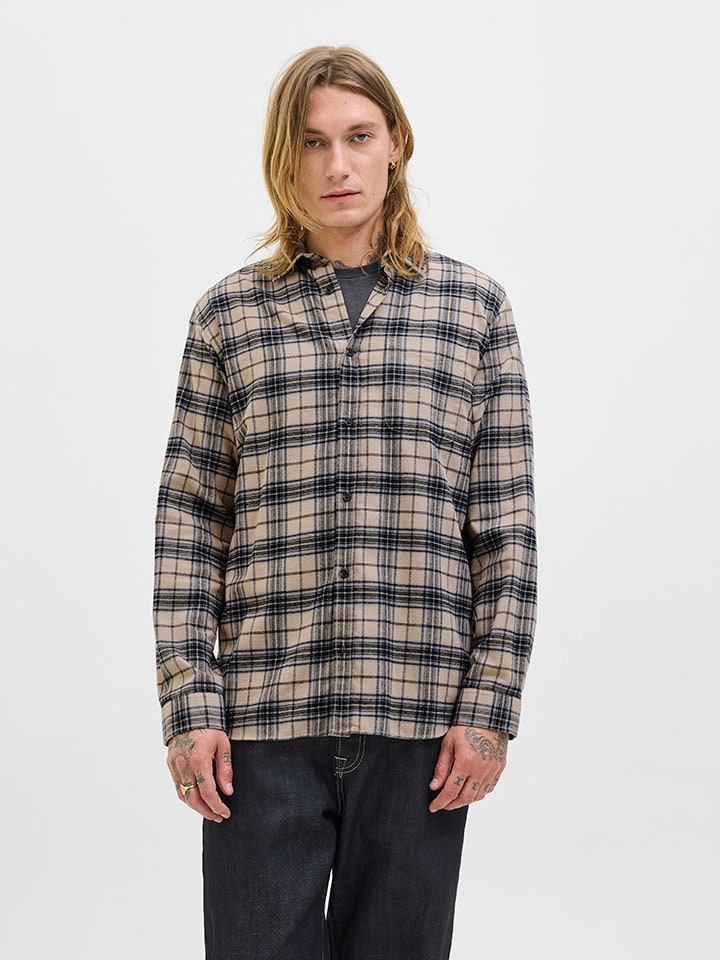 Hemd - Regular fit - in Beige