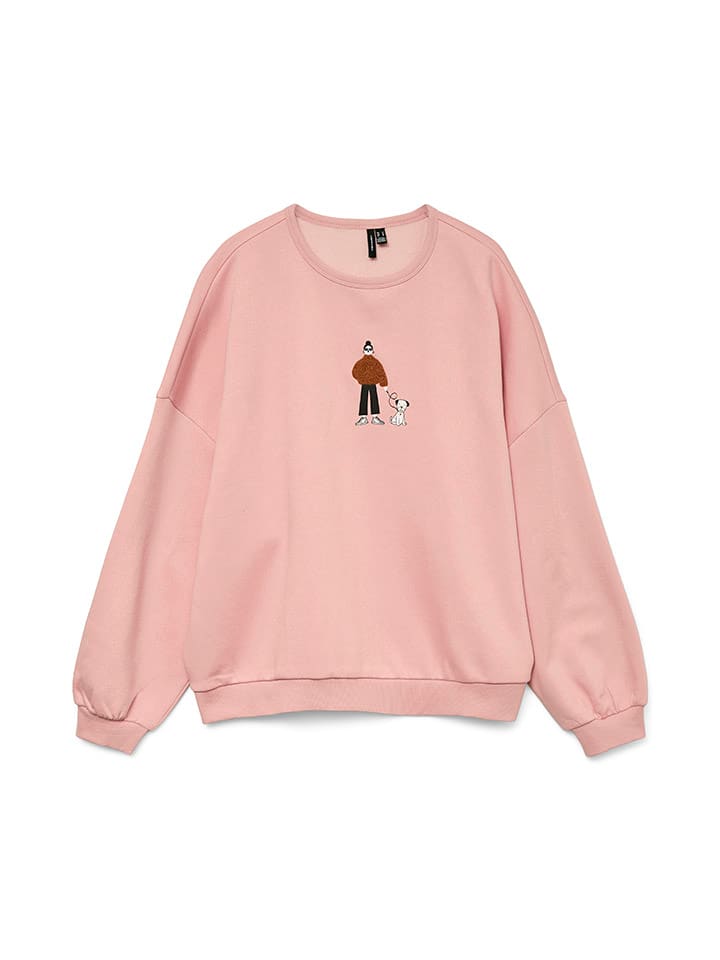 Sweatshirt lichtroze