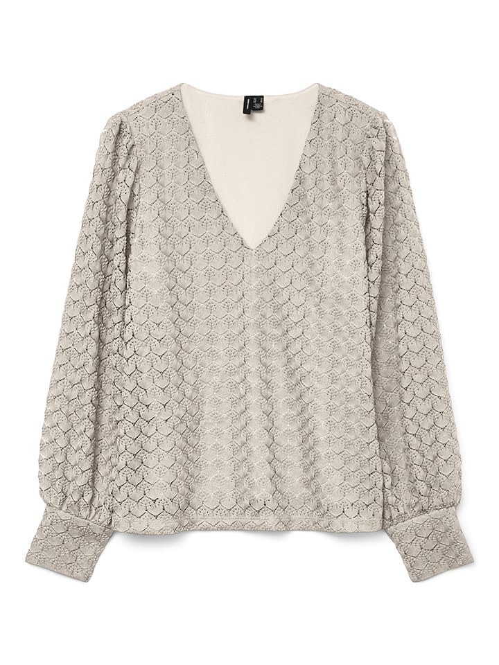 Bluse in Beige