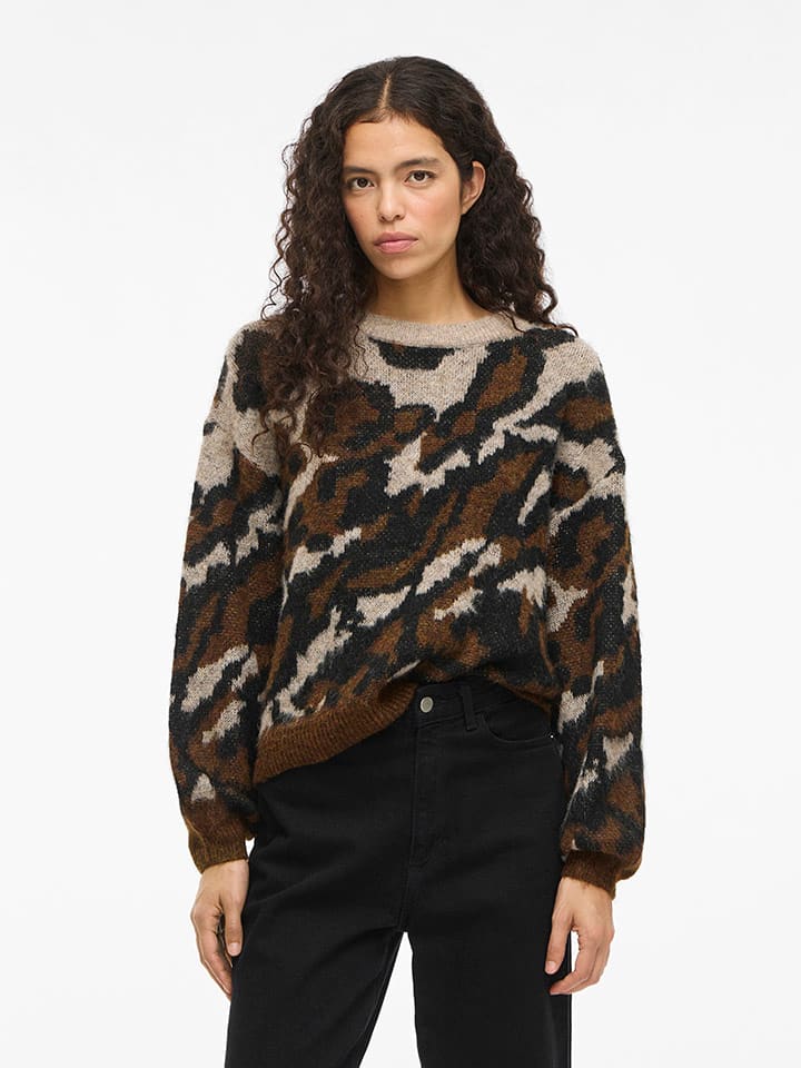 Sweter w kolorze brązowym
