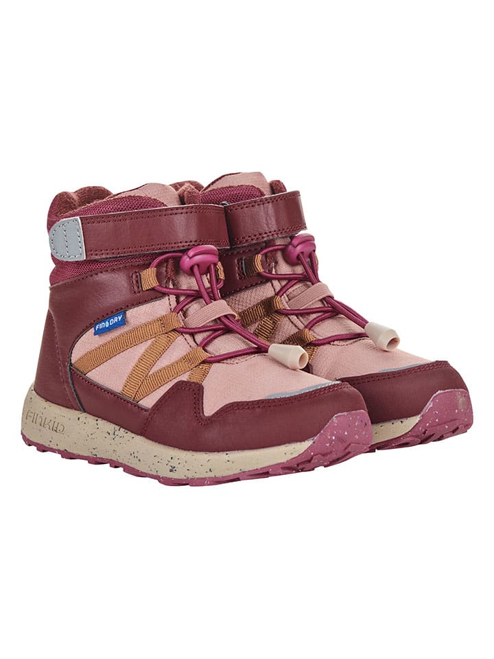Boots "Lammikko" in Rot/ Rosa