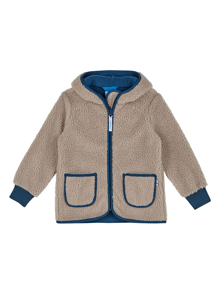 Fleece vest "Makea" beige
