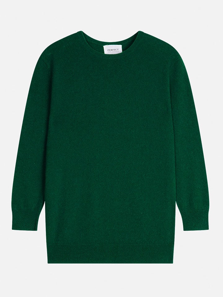 Kaschmir-Pullover "Vanessa" in Dunkelgrün