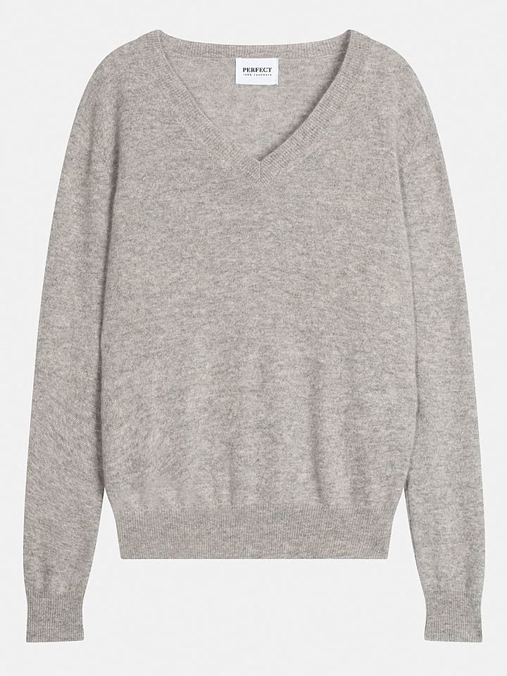 Kaschmir-Pullover "Kalie" in Hellgrau
