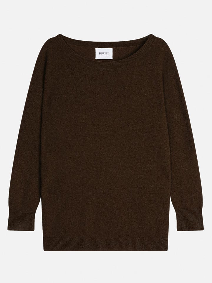 Kaschmir-Pullover "Molly" in Dunkelbraun