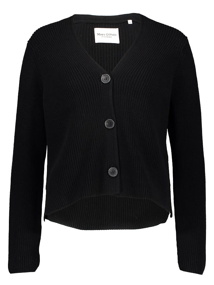 V Neck Marc O Polo Strickjacke Schwarz Marc O'Polo Strickjacke In