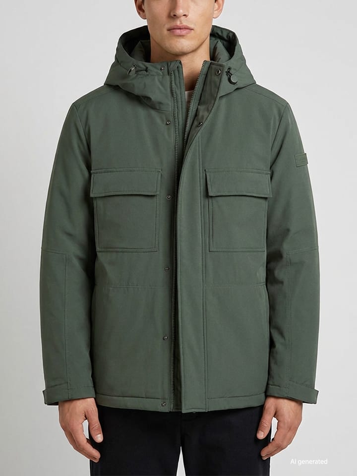 Softshelljacke in Grün