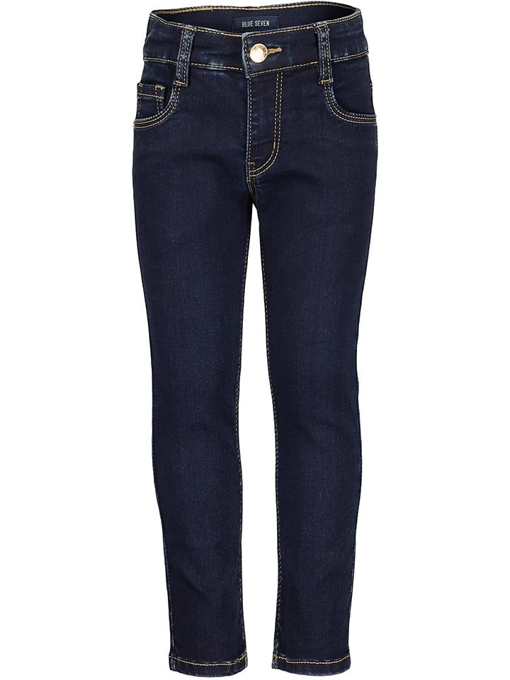 Dżinsy - Slim fit - w kolorze granatowym