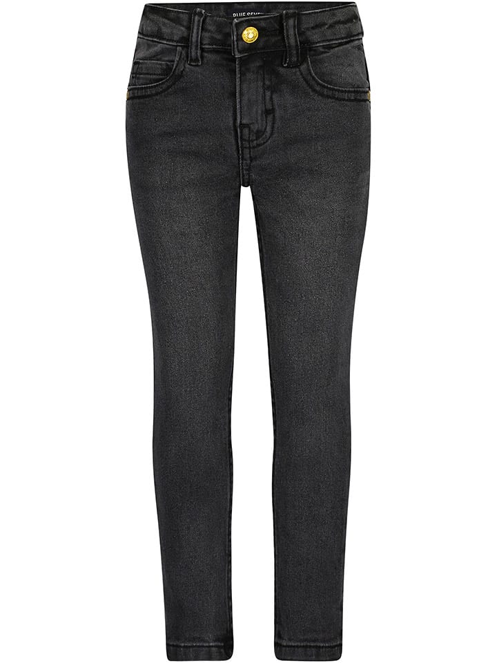 Dżinsy - Slim fit - w kolorze czarnym