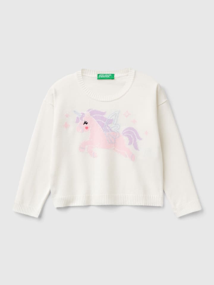 Sweter w kolorze białym