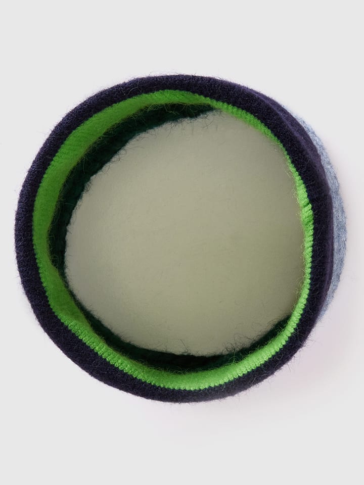 Loop-Schal in Schwarz/ Grün/ Blau