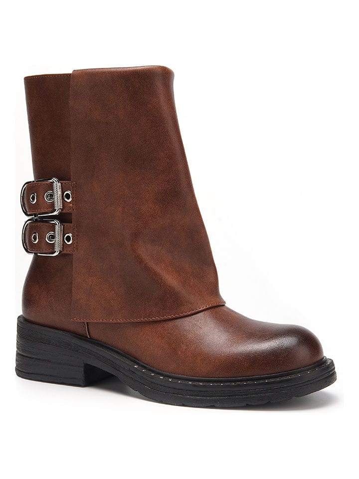 Ankle-Boots in Camel