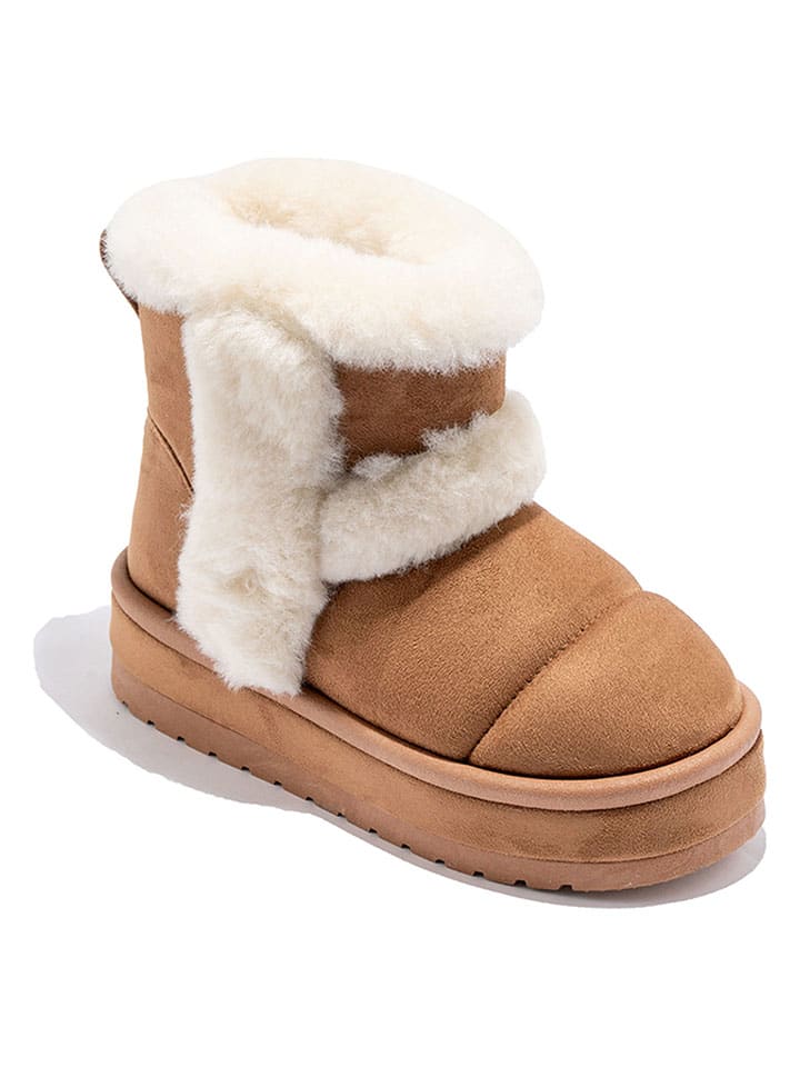 Winterboots in Camel