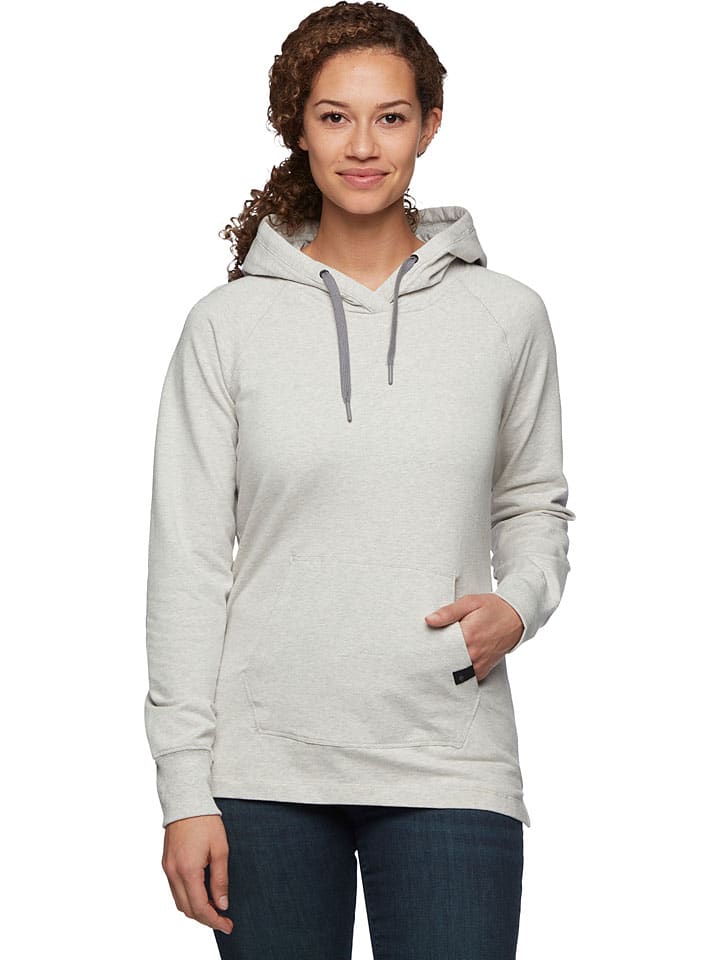 Hoodie "Rays" lichtgrijs