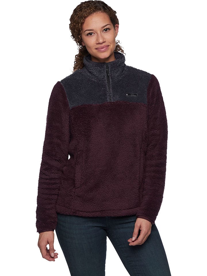 Bluza polarowa "Roadie QZ" w kolorze bordowym