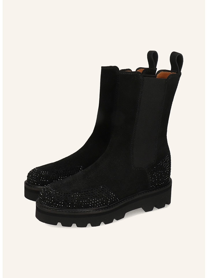 Leren boots zwart