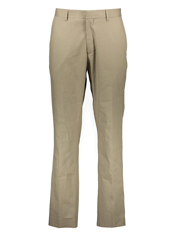 Stoffhose - Regular fit - in Beige