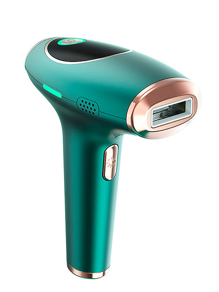 Depilator IPL w kolorze turkusowym