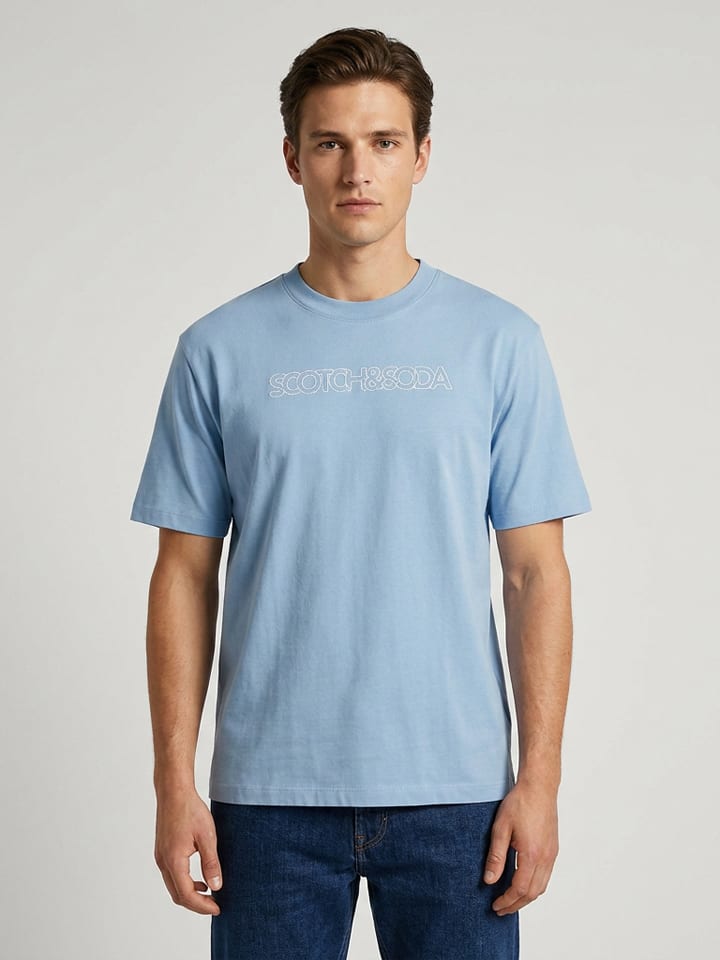Shirt in Hellblau